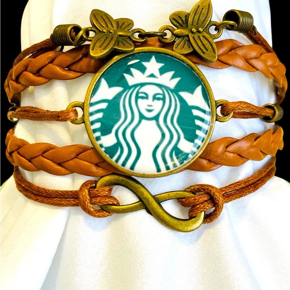 Starbucks Butterfly Infiniti  Bracelet